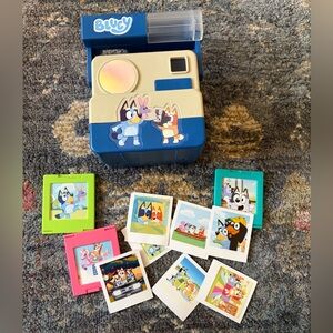 Bluey Instant Camera Toy Set - Blue and Cream Kids Toy